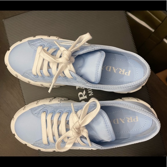 Prada platform blue sneakers size 38 - Picture 5 of 8